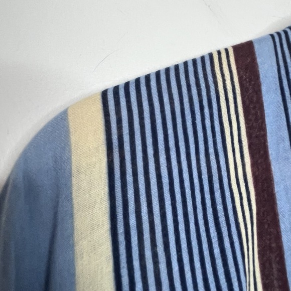 Free People Vacation Mode Kaftan Dress Blue Womens One Size Coastal Boho Resort - Picture 4 of 10